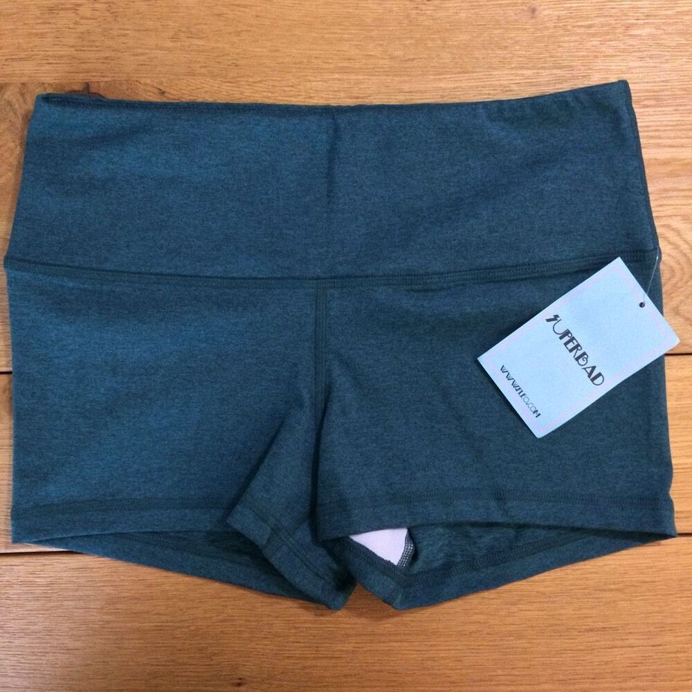 NWT FLEO Superbad shorts teal print medium